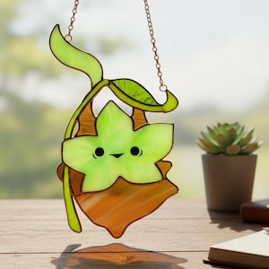 Korok Suncatcher | Cute Forest Spirit Window Hanging | Z.el/da Inspired Home Decor | Gaming Fan Gift, Valentine Gift for her, Valentine 2026