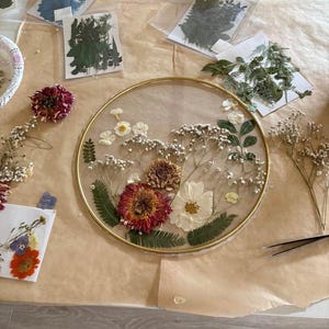 Custom Pressed Flower Resin Suncatchers